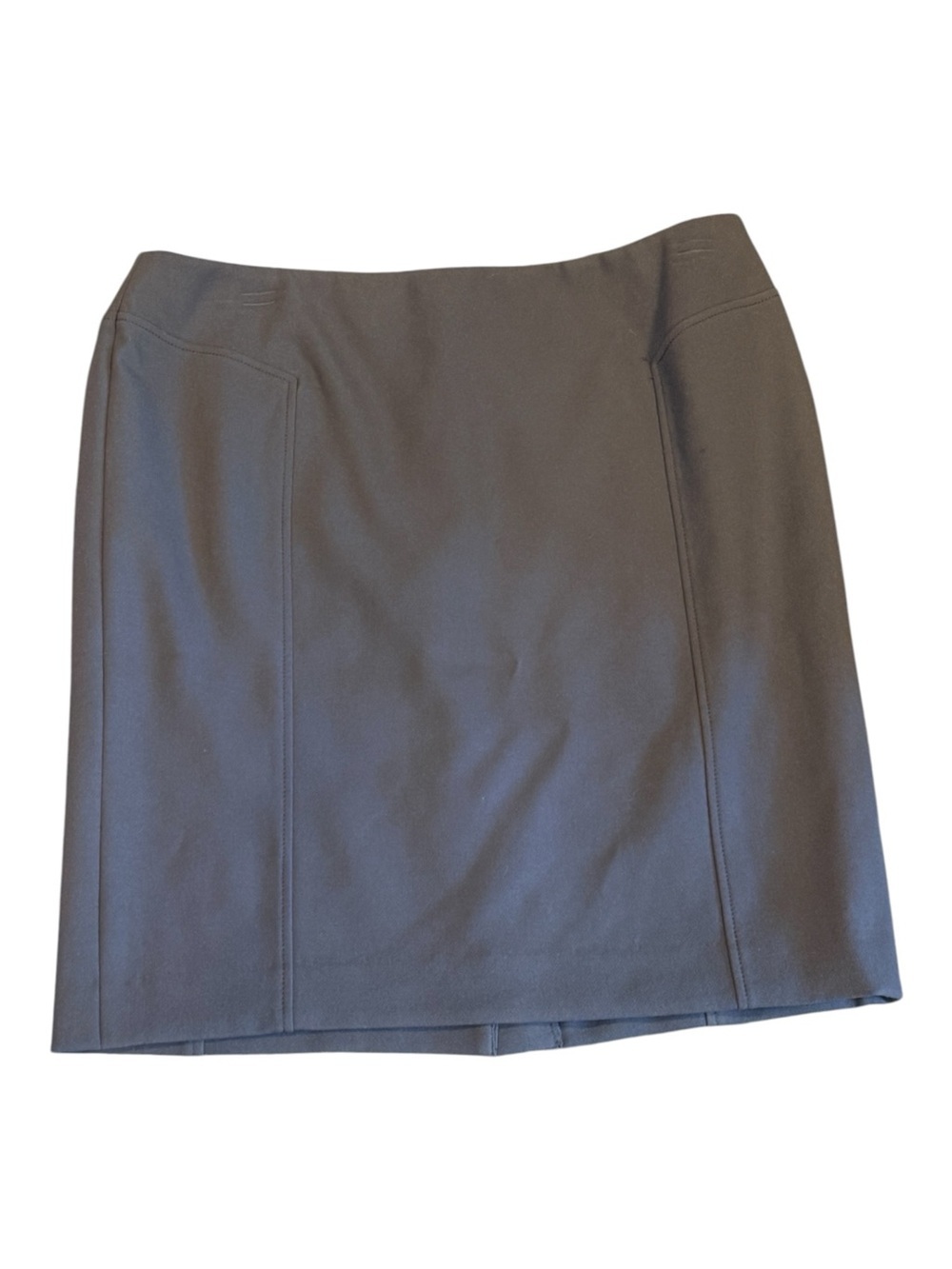 Halogen Nordstrom Seamed Pencil Skirt Charcoal Gray Size 16 Career Office